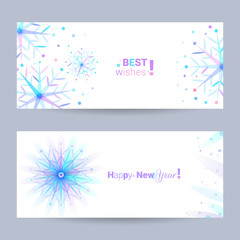 flyer abstract new year vector