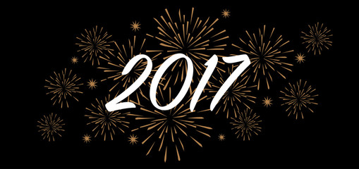 2017 Silvester Neujahr Feuerwerk