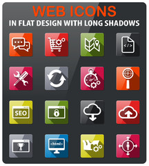 SEO and development simply icons