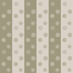 Christmas snowflakes seamless background. 