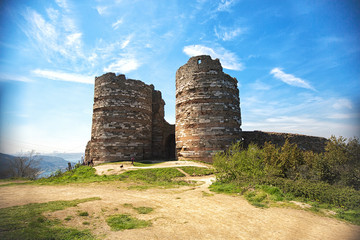 Yoros Castle on the confluence of the Bosphorus and the Black Sea, near Anadolukavagy, Istanbul