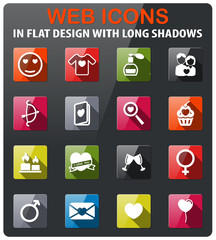 Valentines day simply icons