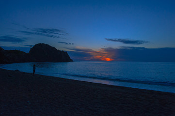Sunrise on the beach