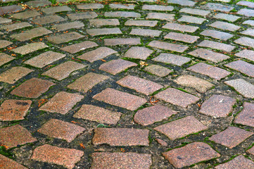 Old German paving stones.