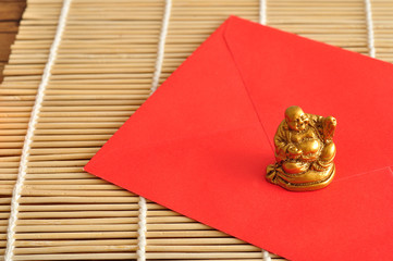 Chinese New Year design. A red envelope for money 