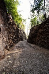 Natural path at the Hellfire Pass Trail