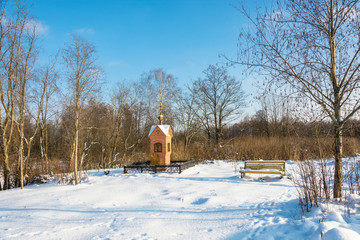 The chapel at the Holy spring of St. Nicholas.