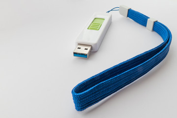 Flash memory usb / Flash memory usb on white background