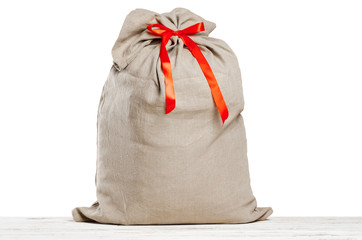 christmas sack full of gifts
