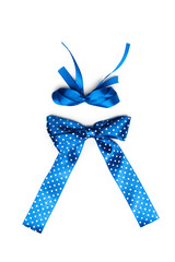 ribbon bow isolated on white