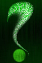 Background with question mark