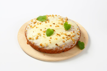 Carrot cake with cream cheese icing
