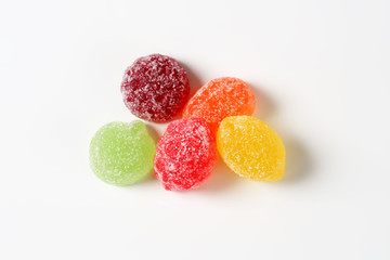 Fototapeta na wymiar fruit jelly candies