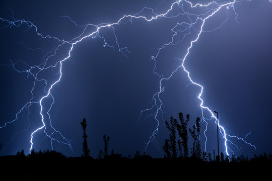 Double Trouble Cloud to Ground Lightning