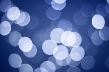 Round blurred christmas lights. Texture.