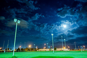 Naklejka premium moon field