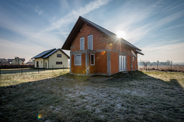 Obraz premium Ukraina dom nieruchomość developer
