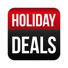 Holiday Deals button vector