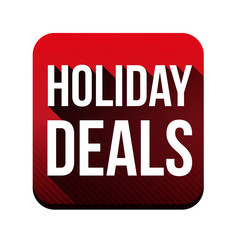 Holiday Deals button vector