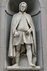 Ancient Statue Florence, Tuscany,  Italy: Giotto