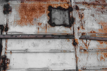 Texture old metal wall
