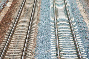 Fototapeta premium View of railway tracks