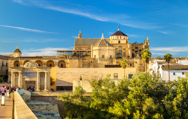 Fototapeta na wymiar View of the Mosque-Cathedral in Cordoba, Spain