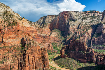 Dramatic View of Zion National Park