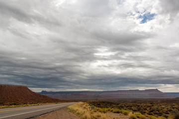 Cloudy Landscape outside of Zion