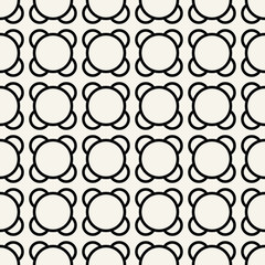 Abstract geometric black and white deco art ornament pattern background