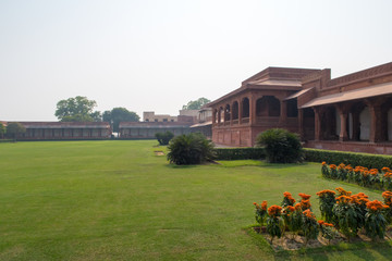 Fototapeta na wymiar UNESCO heritage world list Red fort Agra India