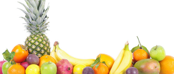 viele verschiedene Früchte 