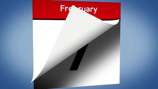 calendario febrero dias pasan