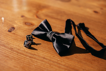 man accessories bow tie and cufflin