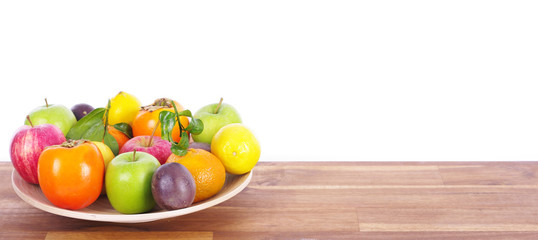 Sortiment verschiedener Obstsorten 