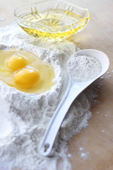 Dough, Bread, Eggs, Flour