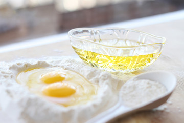 Dough, Bread, Eggs, Flour