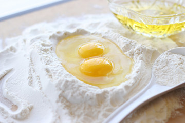 Dough, Bread, Eggs, Flour