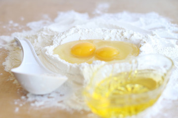 Dough, Bread, Eggs, Flour