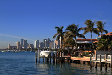 Miami houses on the islands - Florida - USA