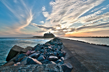 Fort from the Newcastle Break Wall