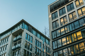 two big apartment houses at berlin