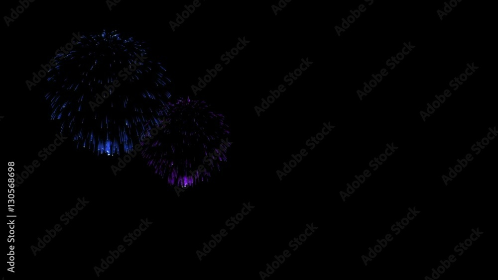 Poster 3d render 4k. computer graphic. multiple fireworks. sharp vibrant clean firework display. ver. 36