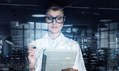 Innovative technologies in science and medicine . Mixed media © Sergey Nivens