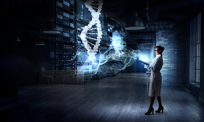 Innovative technologies in science and medicine . Mixed media © Sergey Nivens