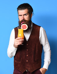 Fototapeta premium serious handsome bearded man