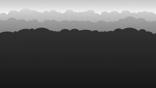 Tweet Storm Background Loop. Animated 60fps dark and stormy cloud background to display behind online social media posts for news reports and broadcasts.