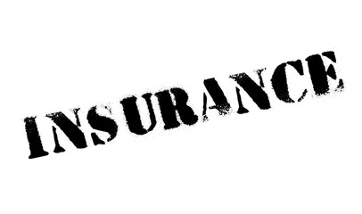 Insurance stamp. Grunge design with dust scratches. Effects can be easily removed for a clean, crisp look. Color is easily changed.