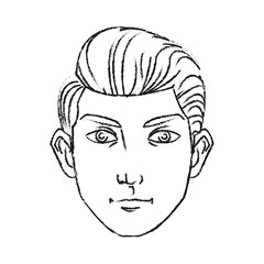 Man cartoon icon. Male avatar person people and human theme. Isolated design. Vector illustration
