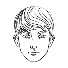 Man cartoon icon. Male avatar person people and human theme. Isolated design. Vector illustration